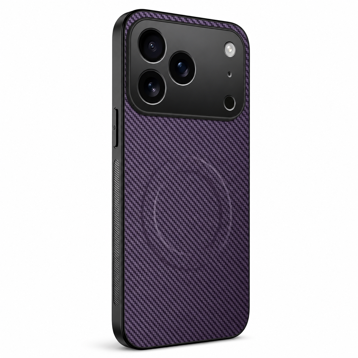 Premium iPhone Case Carbon Fiber Magnetic Leather Cover MagSafe Compatible Ultra Thin Protective Case