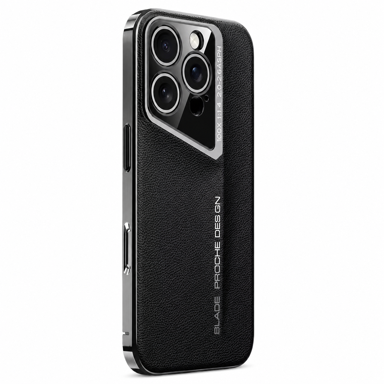 Premium iPhone Case Electroplated Genuine Leather Shockproof Protective Cover Hard Back Slim Design Camera Lens Protection Anti Slip Grip