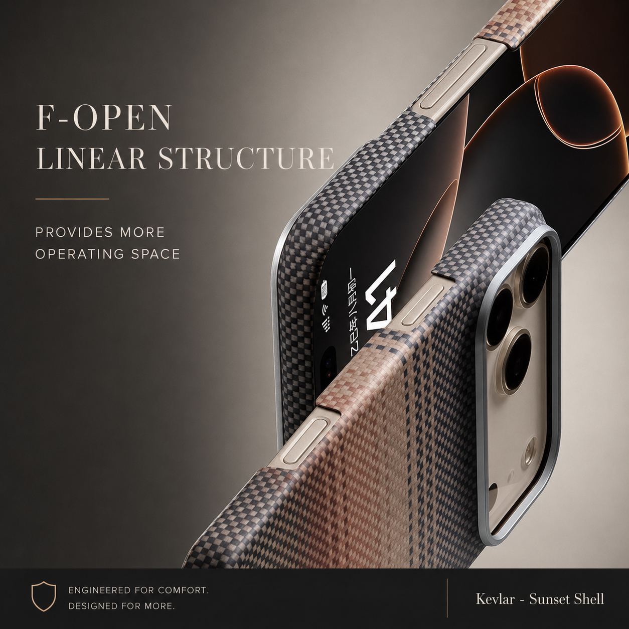 Premium iPhone Case Kevlar Aramid Carbon Fiber MagSafe Compatible Ultra Thin Full Coverage Protective Cover