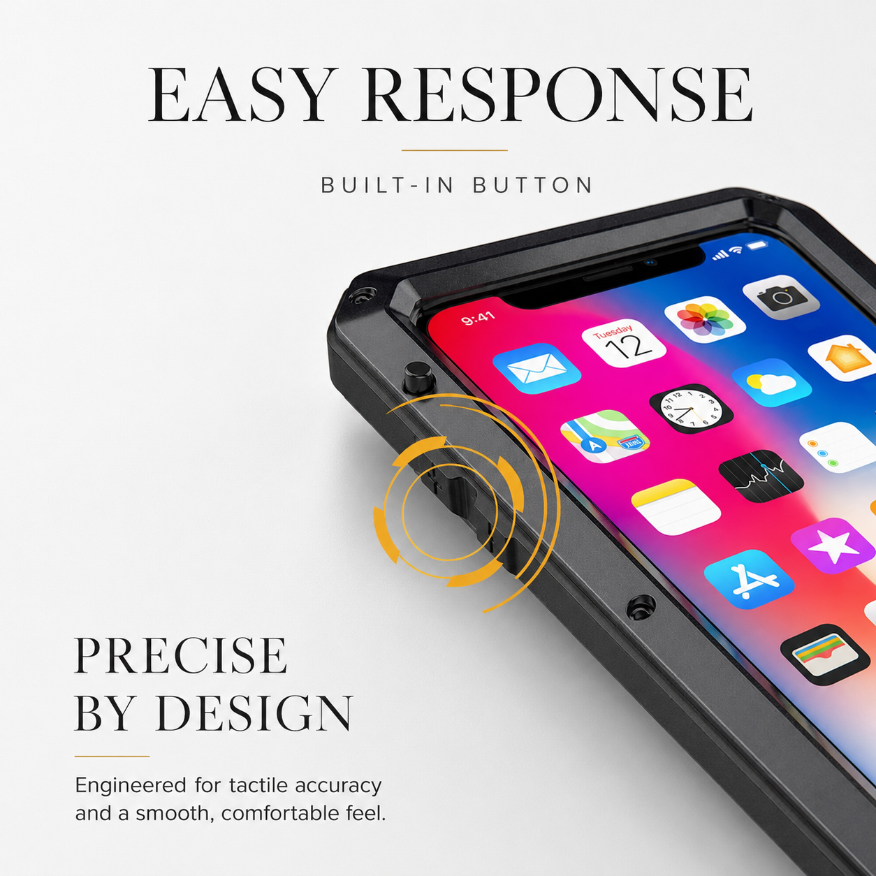 Premium iPhone Case MagSafe Compatible Aluminum Armor Bumper Cover Shockproof Full Protection