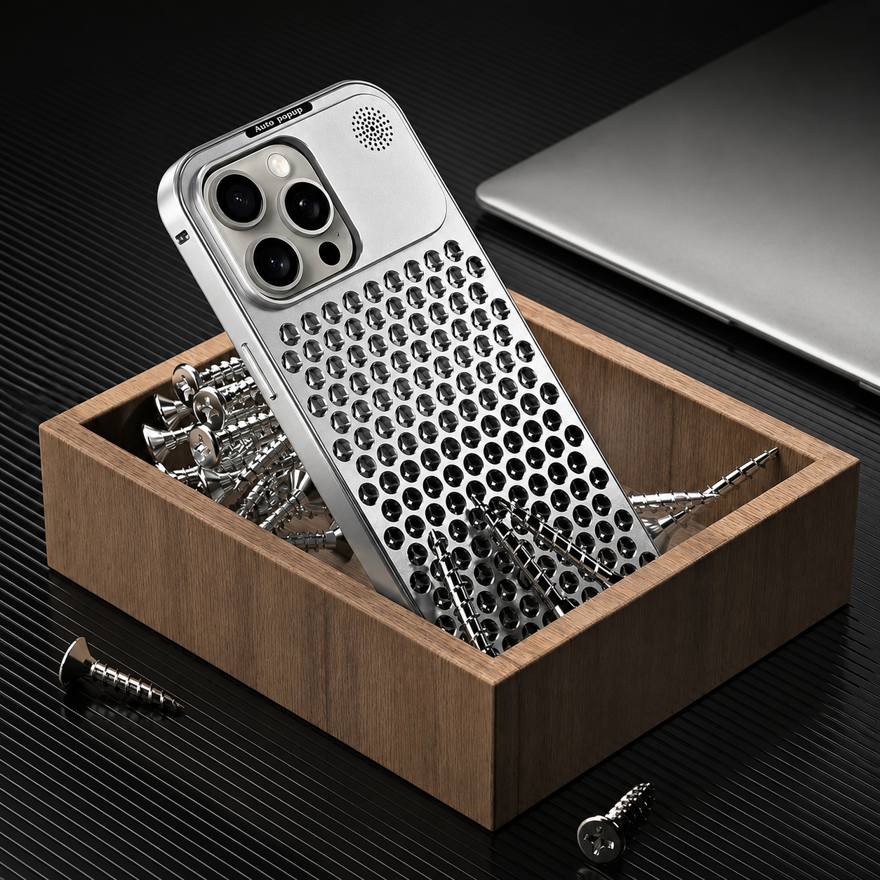 Premium iPhone Case MagSafe Compatible Aluminum Heat Dissipation Cover Shockproof Protection