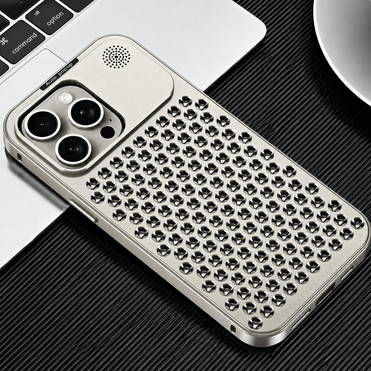 Premium iPhone Case MagSafe Compatible Aluminum Heat Dissipation Cover Shockproof Protection