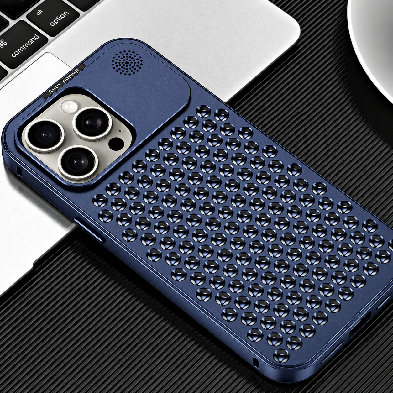 Premium iPhone Case MagSafe Compatible Aluminum Heat Dissipation Cover Shockproof Protection