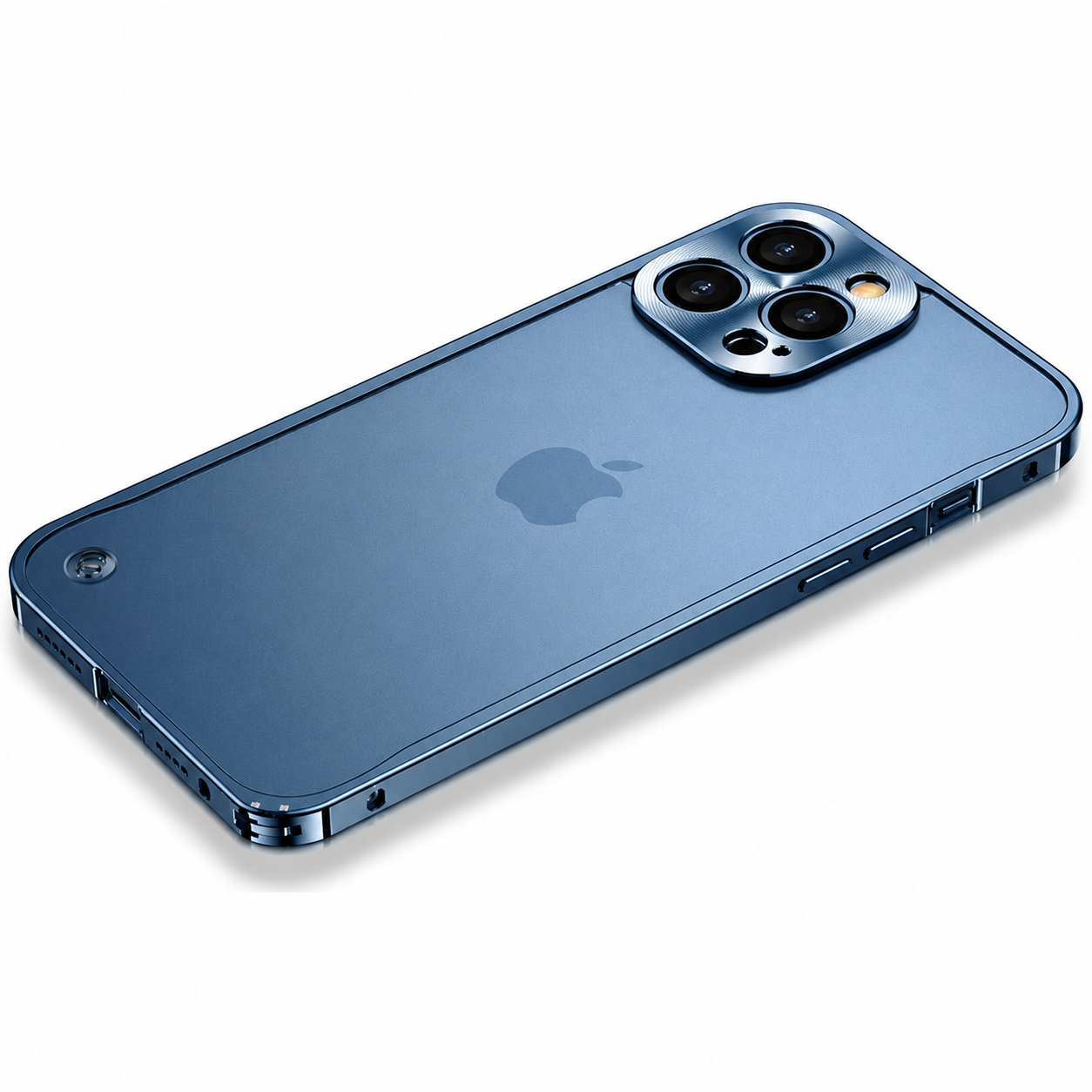 Premium iPhone Case MagSafe Compatible Aluminum Metal Frame Cover Shockproof Full Protection Slim Design