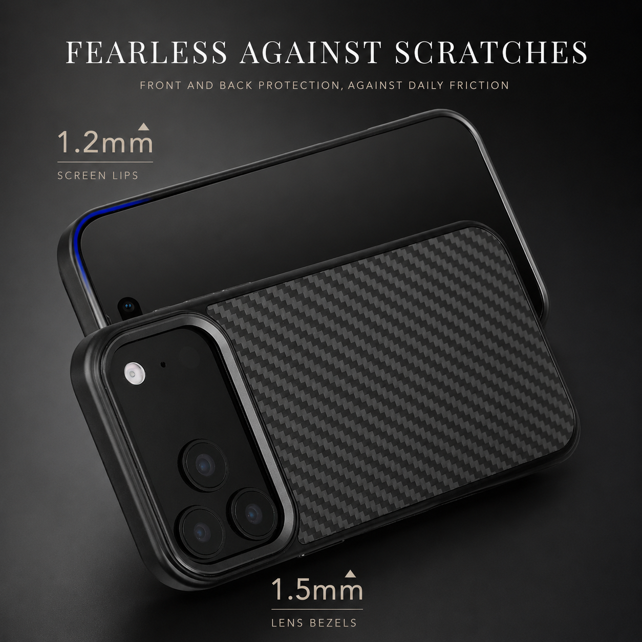 Premium iPhone Case MagSafe Compatible Aramid Fiber Cover Ultra Thin Lightweight Full Protection Shockproof Design