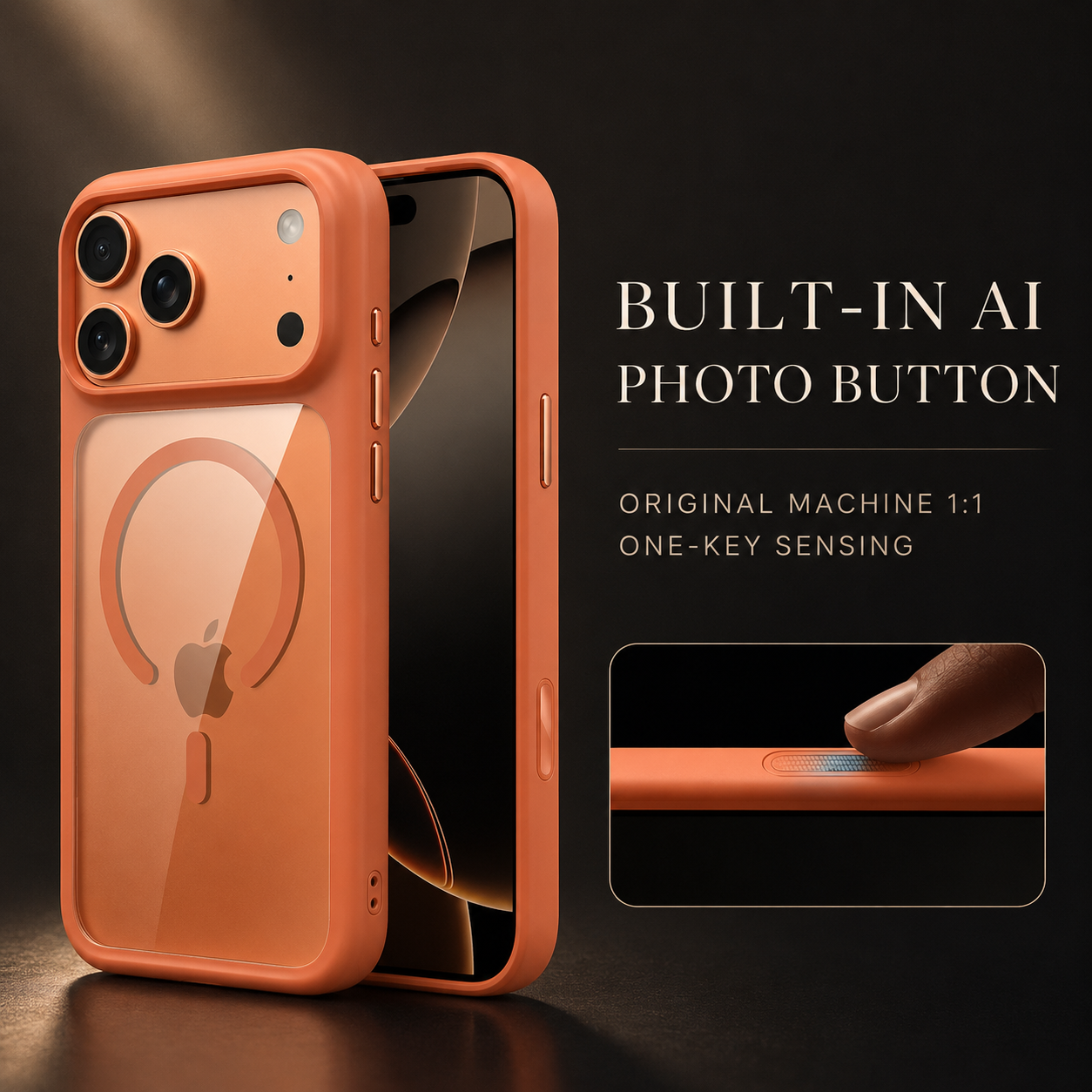 Premium iPhone Case MagSafe Compatible Clear Protective Cover Shockproof Armor Camera Lens Protection Anti Scratch Slim Design