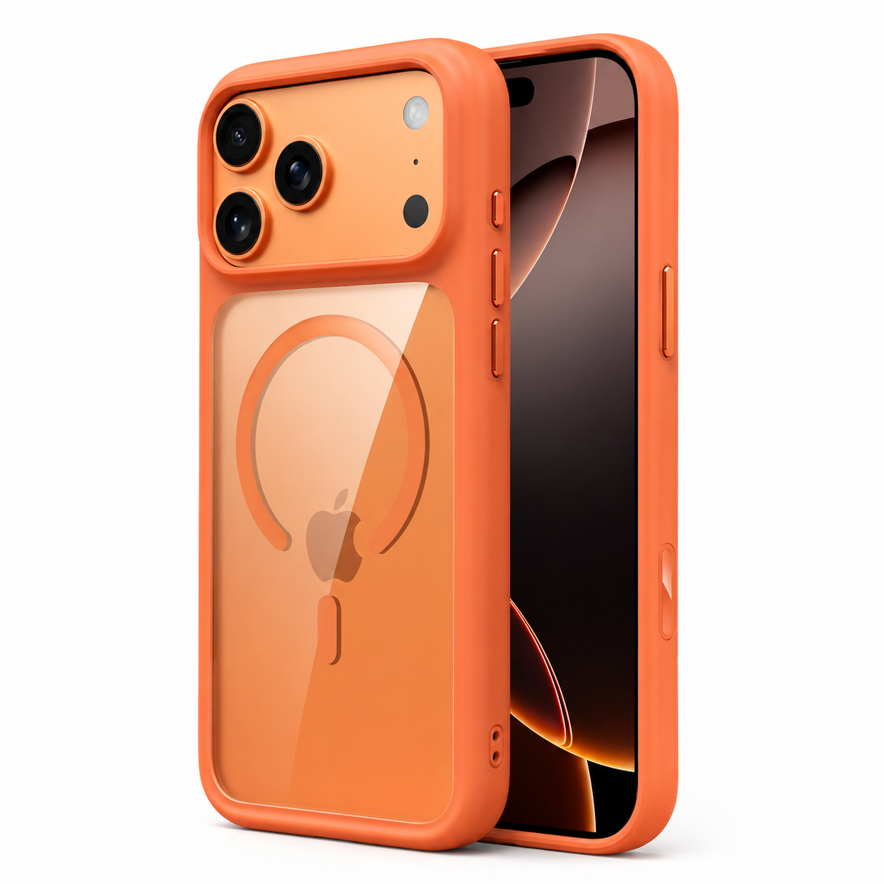 Premium iPhone Case MagSafe Compatible Clear Protective Cover Shockproof Armor Camera Lens Protection Anti Scratch Slim Design