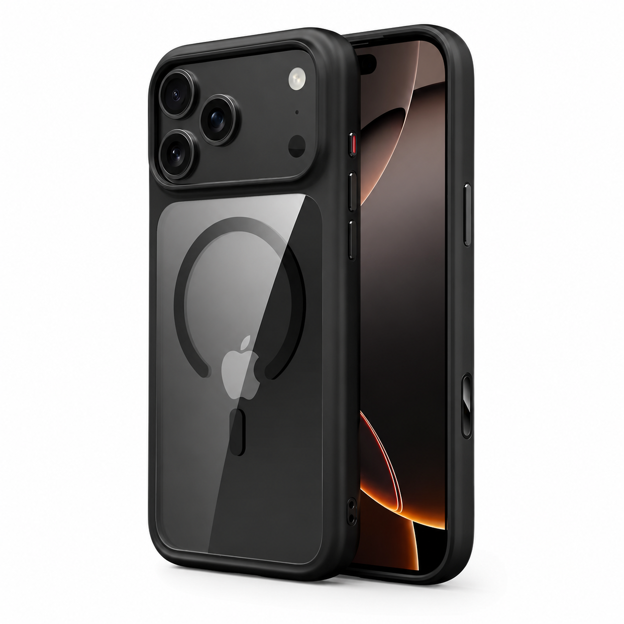 Premium iPhone Case MagSafe Compatible Clear Protective Cover Shockproof Armor Camera Lens Protection Anti Scratch Slim Design