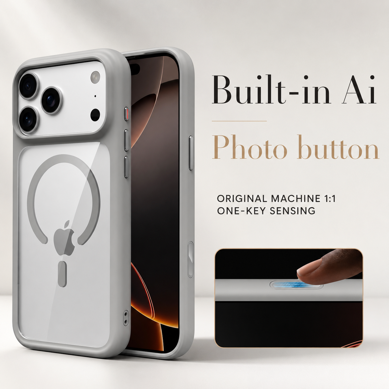Premium iPhone Case MagSafe Compatible Clear Protective Cover Shockproof Armor Camera Lens Protection Anti Scratch Slim Design