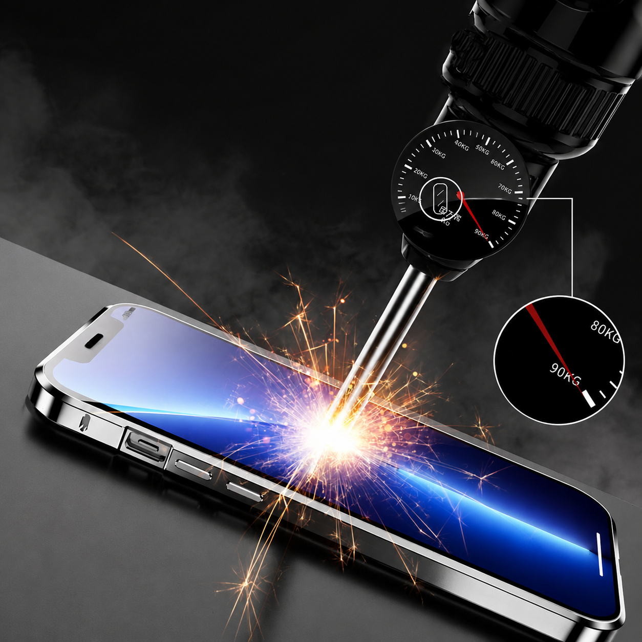 Premium iPhone Case MagSafe Compatible Double-Sided Privacy Glass Cover 360° Full Protection