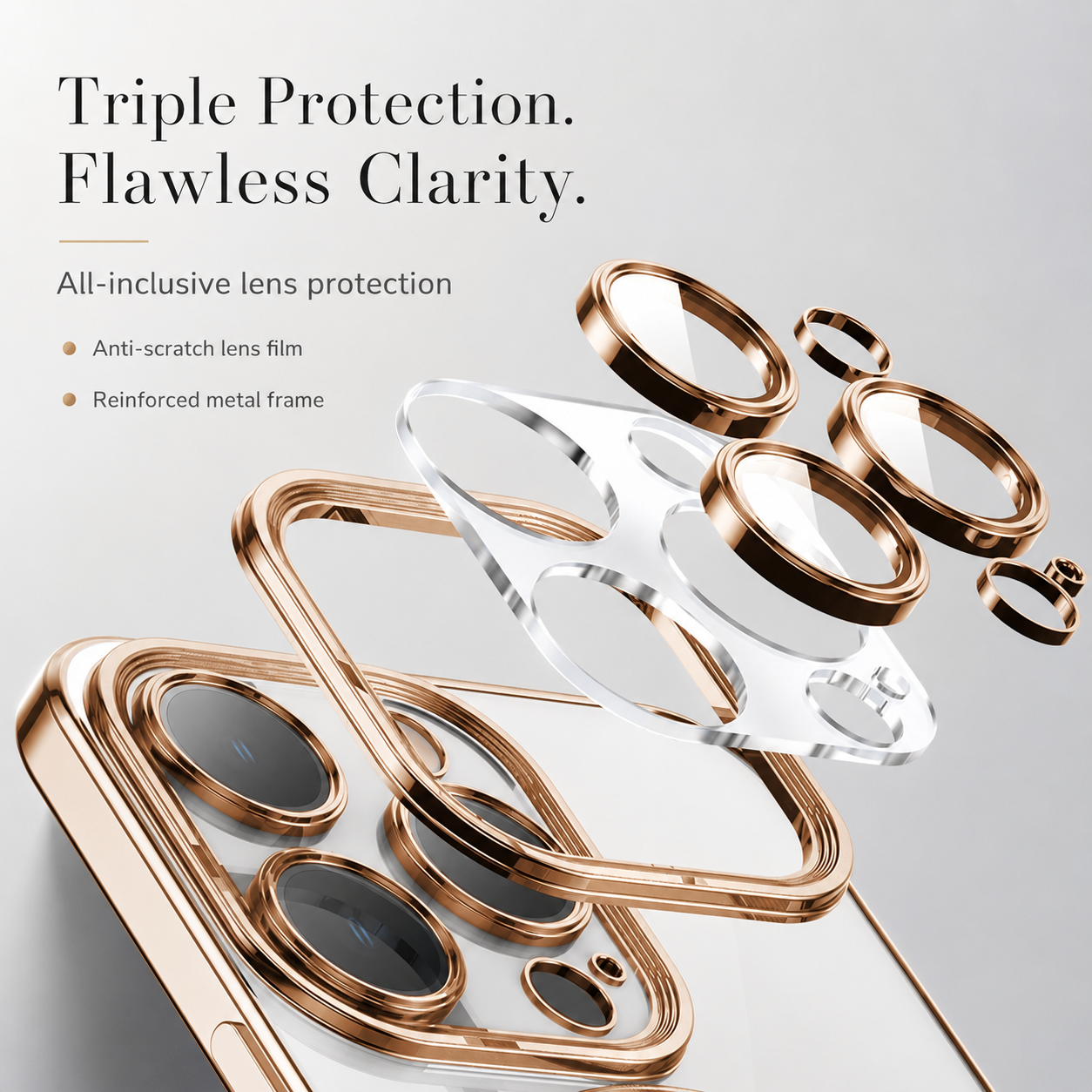 Premium iPhone Case MagSafe Compatible Double-Sided Tempered Glass Cover Metal Frame Ultra Thin Protection
