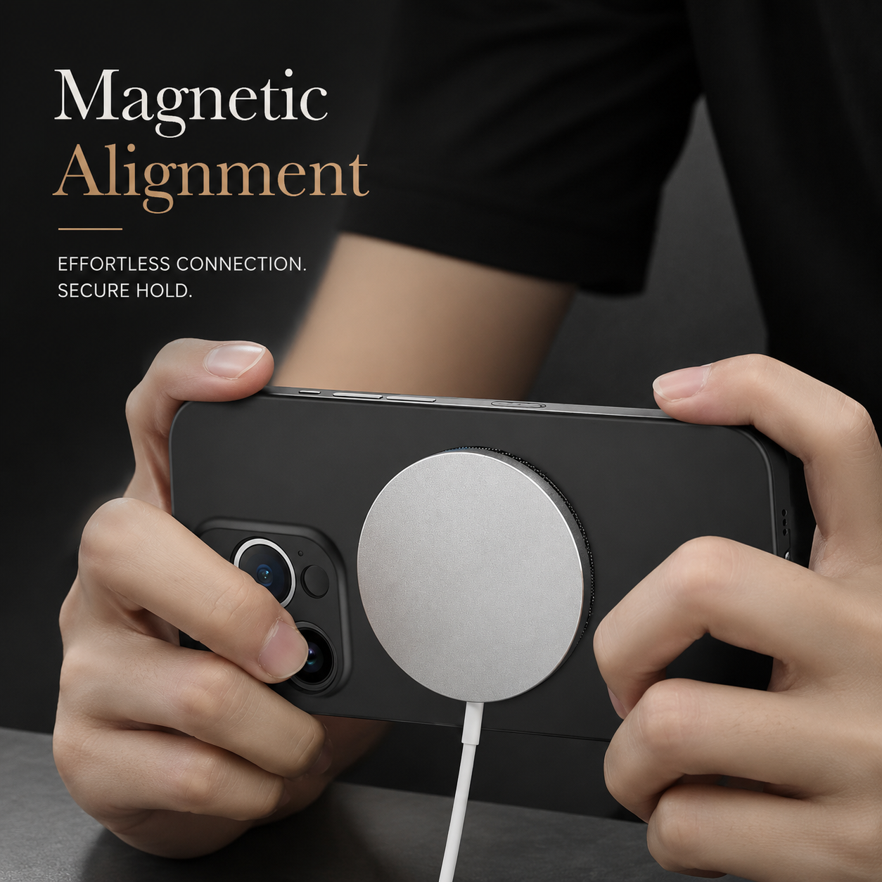 Premium iPhone Case MagSafe Compatible Genuine Leather Cover Shockproof Slim Protection
