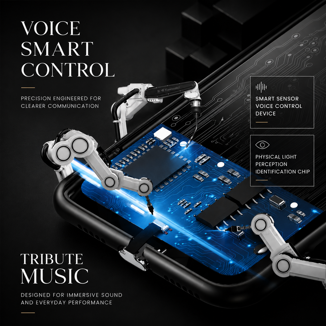 Premium iPhone Case MagSafe Compatible LED Notification Light Cover Mecha Shockproof Protection