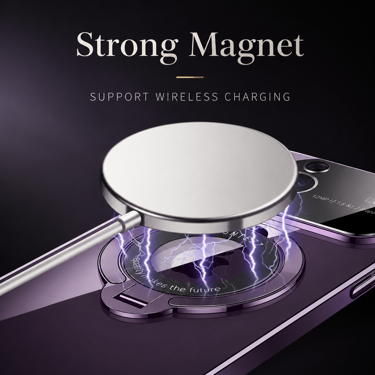 Premium iPhone Case MagSafe Compatible Matte Ring Stand Cover Shockproof Ultra Thin Protection