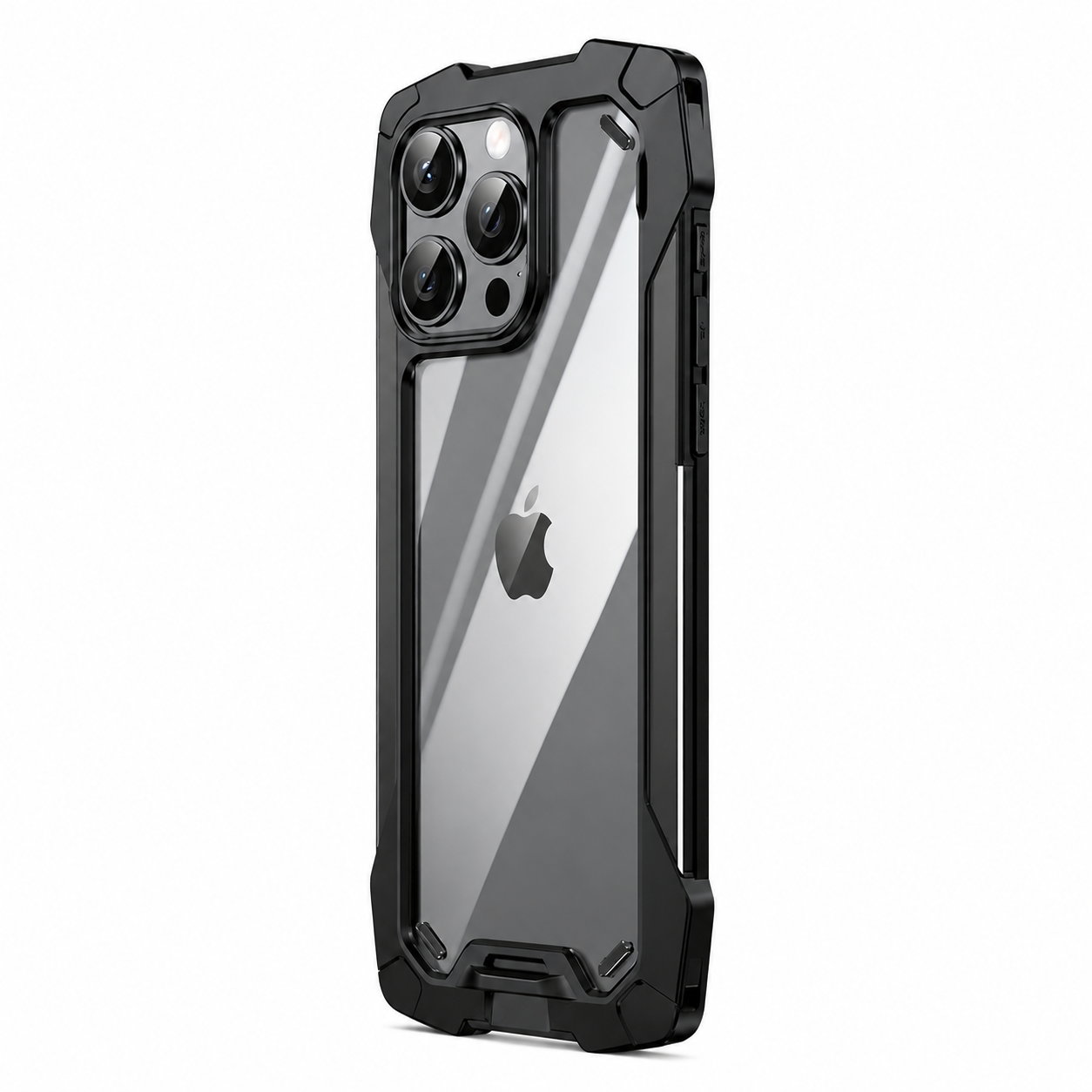 Premium iPhone Case MagSafe Compatible Military Armor Metal Frame Cover 360° Full Protection