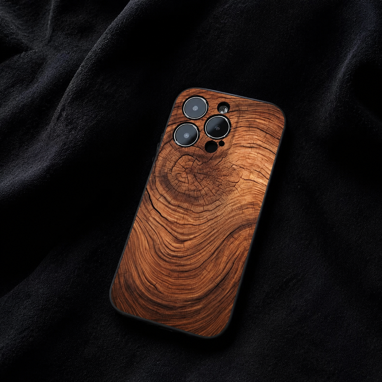 Premium iPhone Case MagSafe Compatible Natural Wood Cover Shockproof TPU Bumper Ultra Thin Protection