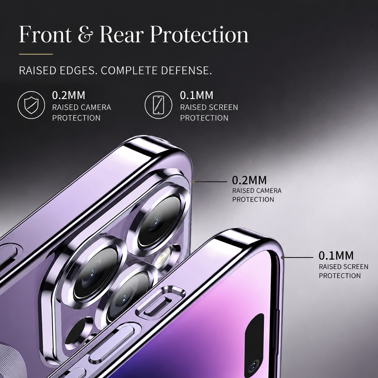 Premium iPhone Case MagSafe Compatible Plating Frame TPU Protective Cover Shockproof Slim Durable Finish