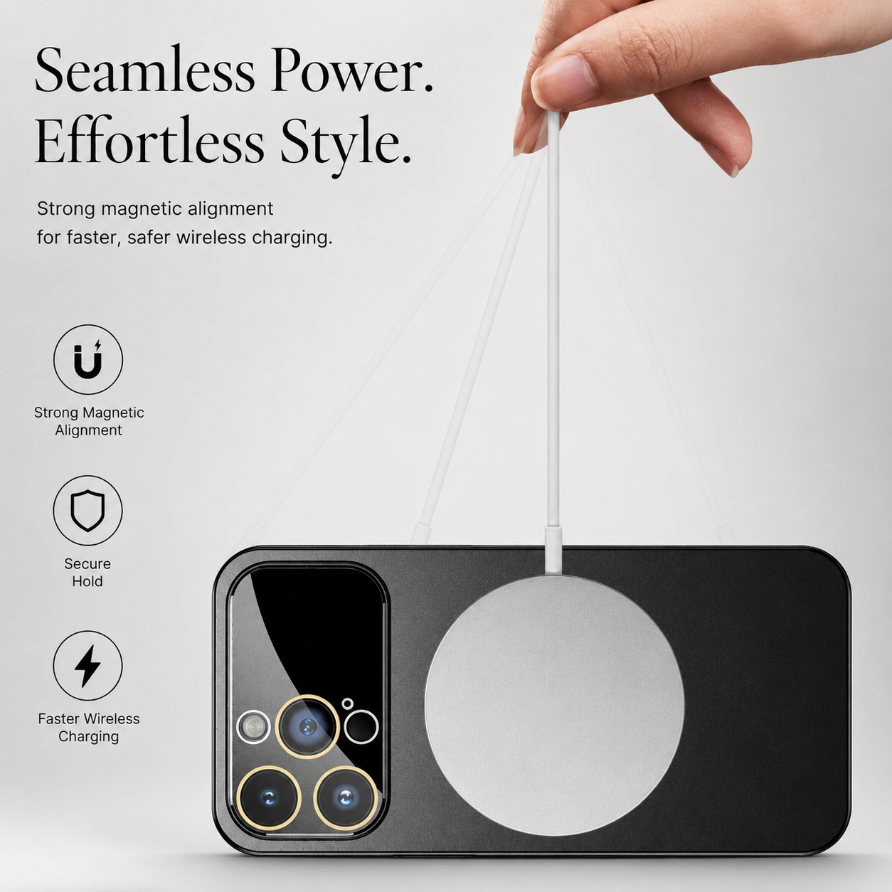 Premium iPhone Case MagSafe Compatible Rotating Ring Stand Cover Shockproof Slim Protection