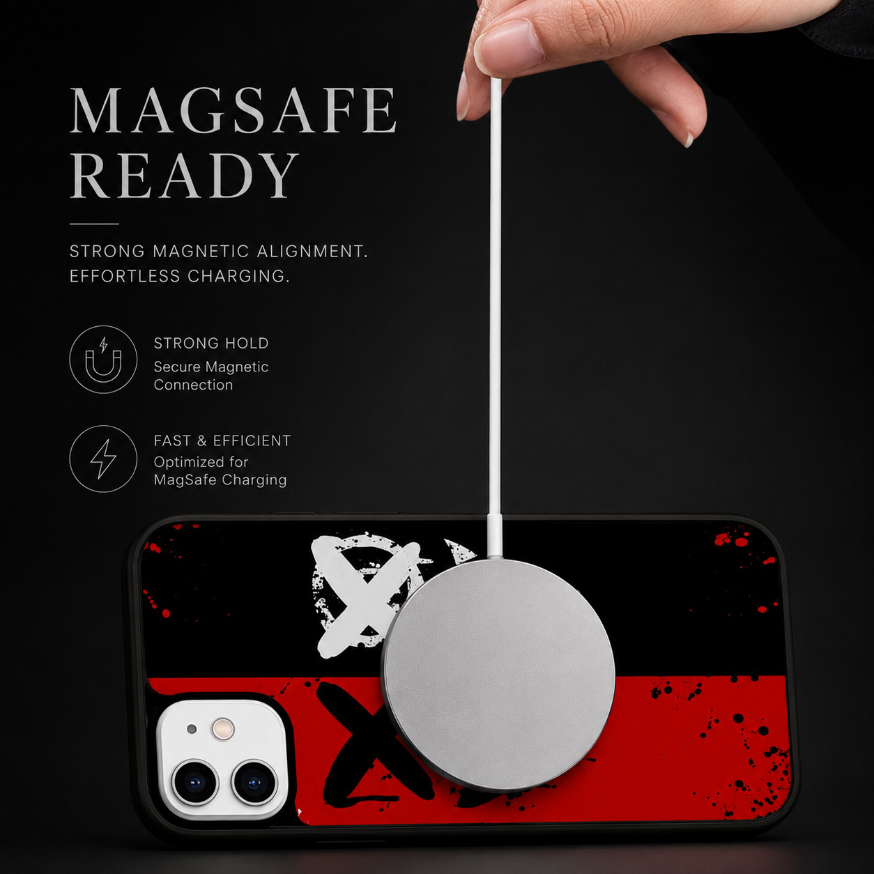 Premium iPhone Case MagSafe Compatible Rugged Shockproof Cover Full Camera Protection Armor Bumper Design