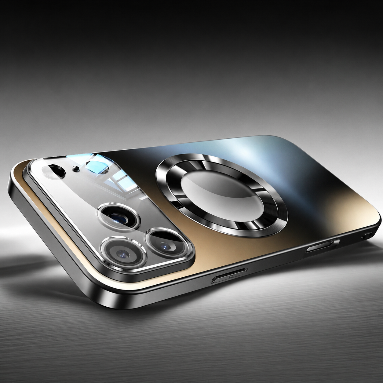 Premium iPhone Case MagSafe Compatible Titanium Matte Cover Magnetic Shockproof Camera Lens Protection PC TPU Full Protection