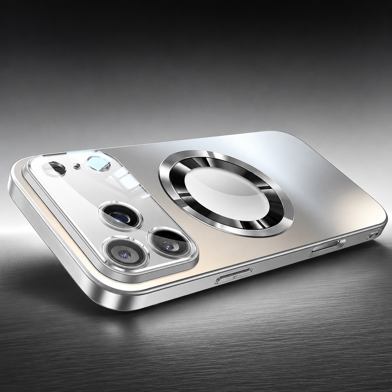 Premium iPhone Case MagSafe Compatible Titanium Matte Cover Magnetic Shockproof Camera Lens Protection PC TPU Full Protection