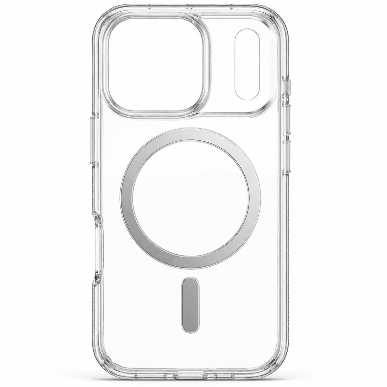 Premium iPhone Case MagSafe Compatible Transparent Clear Protective Phone Cover Slim Shockproof Lightweight Full Coverage