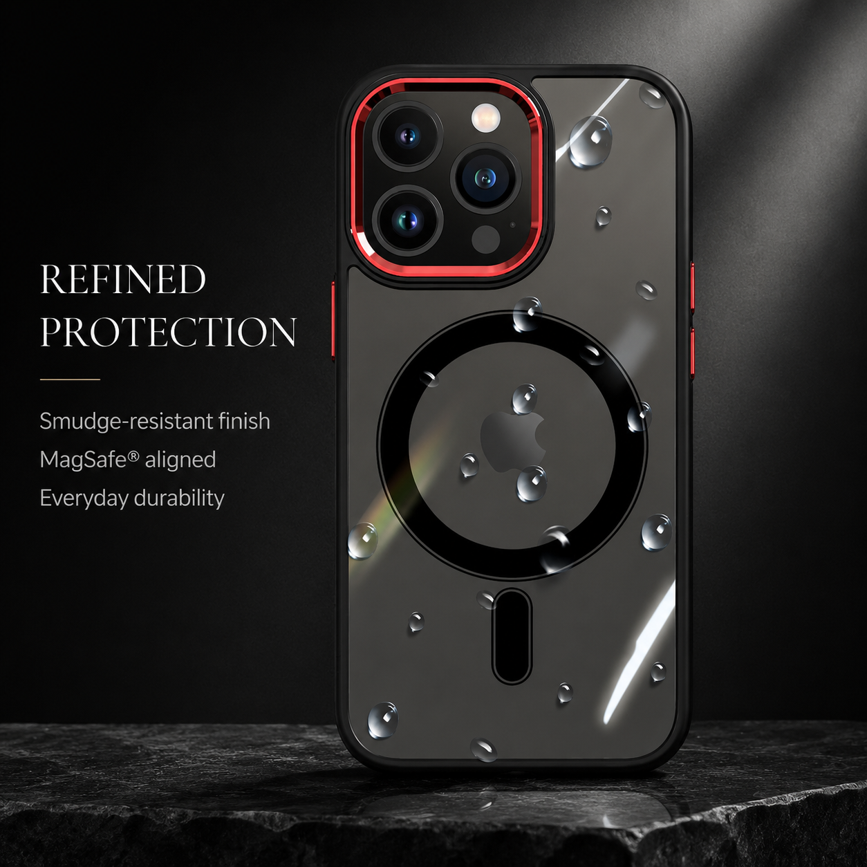 Premium iPhone Case MagSafe Compatible Transparent Hybrid Cover Clear HD Shockproof Protection
