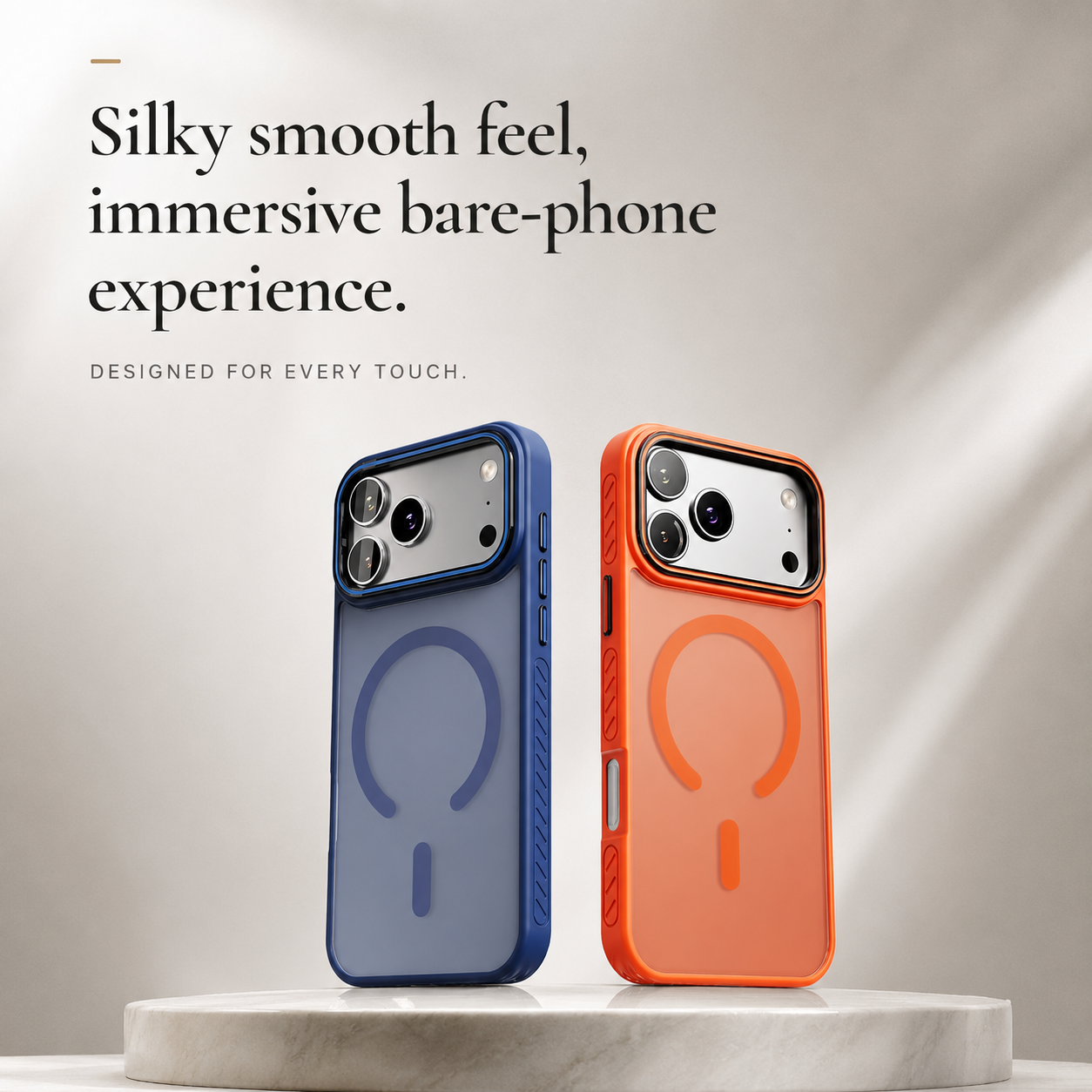 Premium iPhone Case MagSafe Compatible Transparent Matte Cover Magnetic Shockproof Raised Camera Lens Protection Slim Design