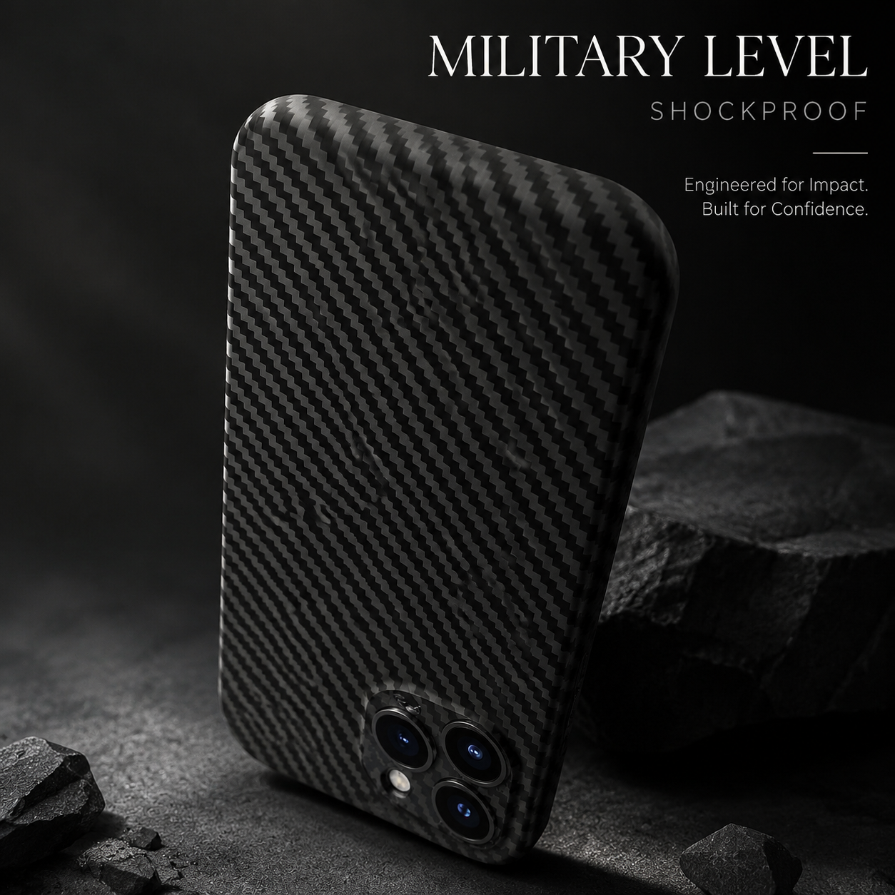 Premium iPhone Case MagSafe Compatible Ultra Thin 0.2mm Carbon Fiber Matte Cover Lightweight Slim Design