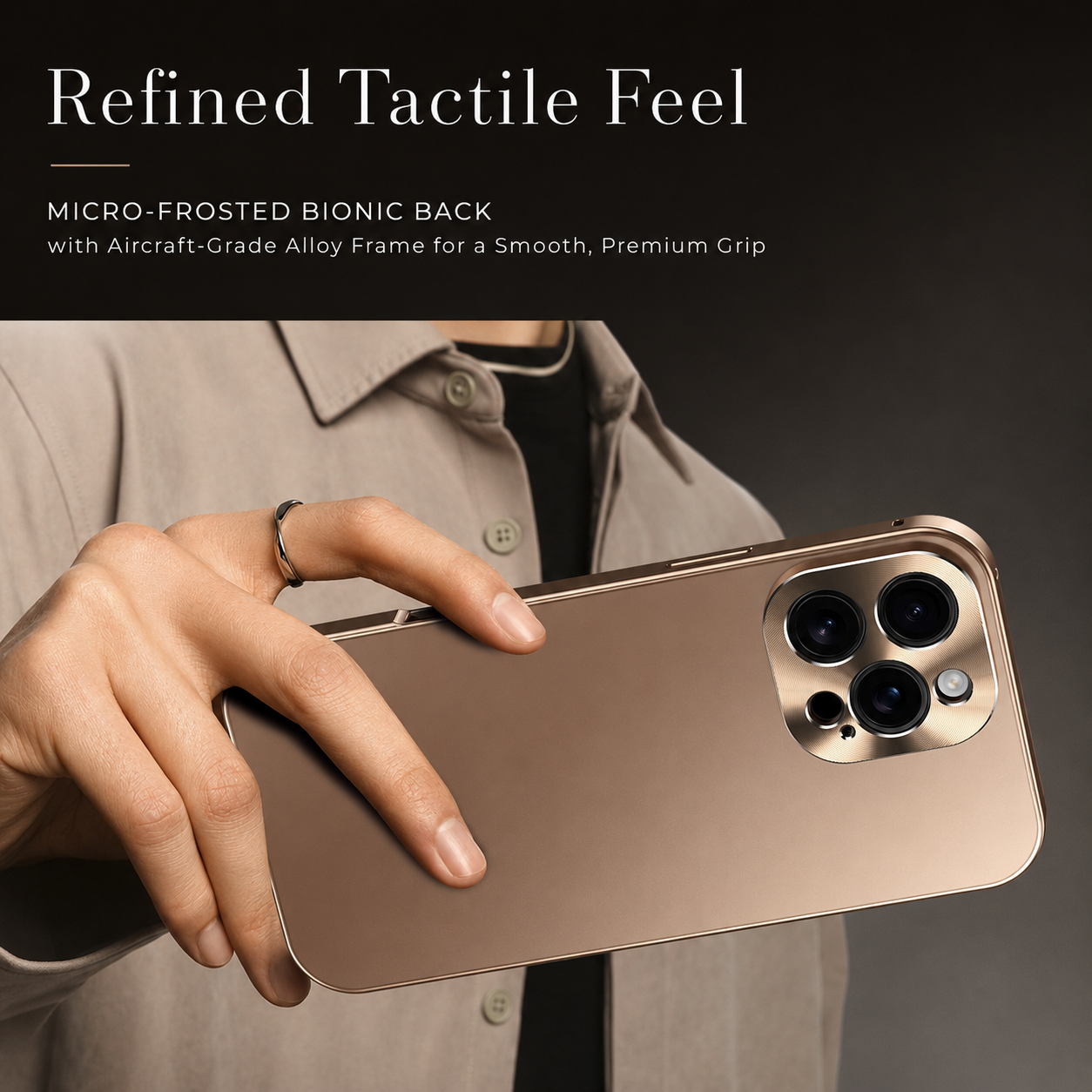 Premium iPhone Case Magnetic Aluminum Frame Shockproof Protective Cover Full Camera Lens Protection Slim Metal Design Wireless Charging Compatible