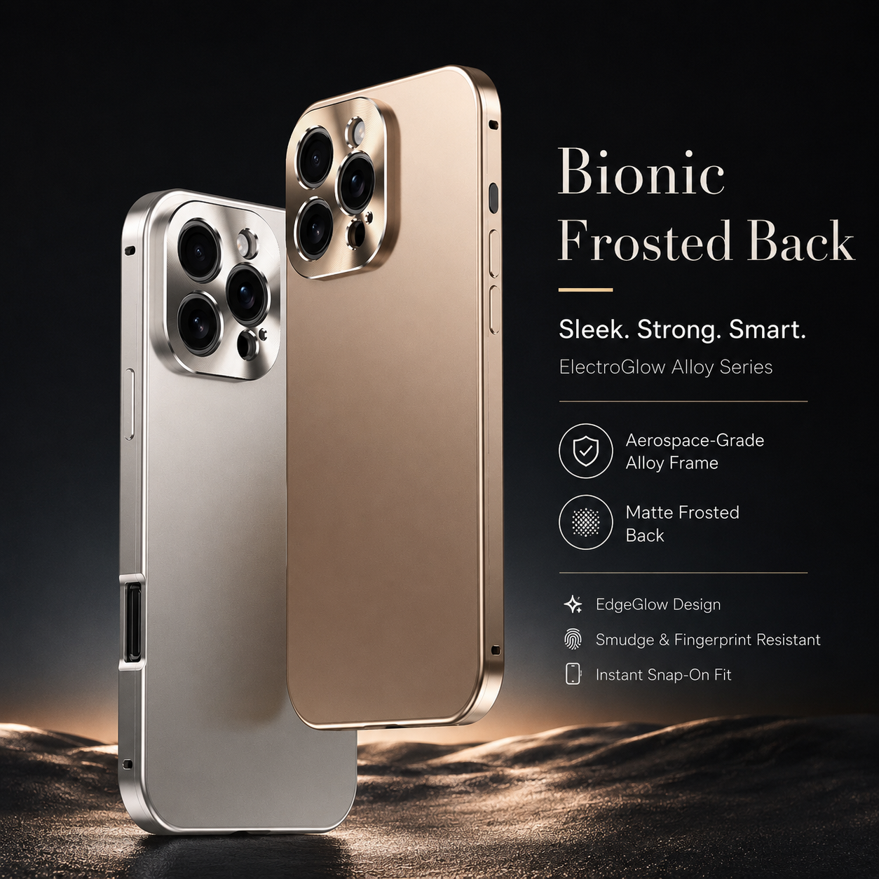 Premium iPhone Case Magnetic Aluminum Frame Shockproof Protective Cover Full Camera Lens Protection Slim Metal Design Wireless Charging Compatible