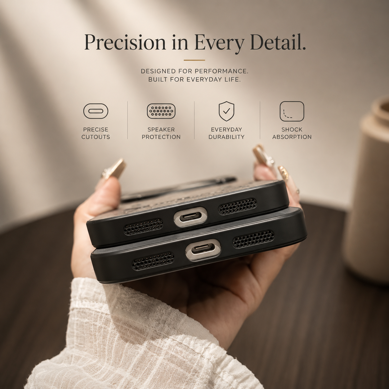 Premium iPhone Case Magnetic Leather Cover MagSafe Compatible Wireless Charging Shockproof Slim Full Coverage