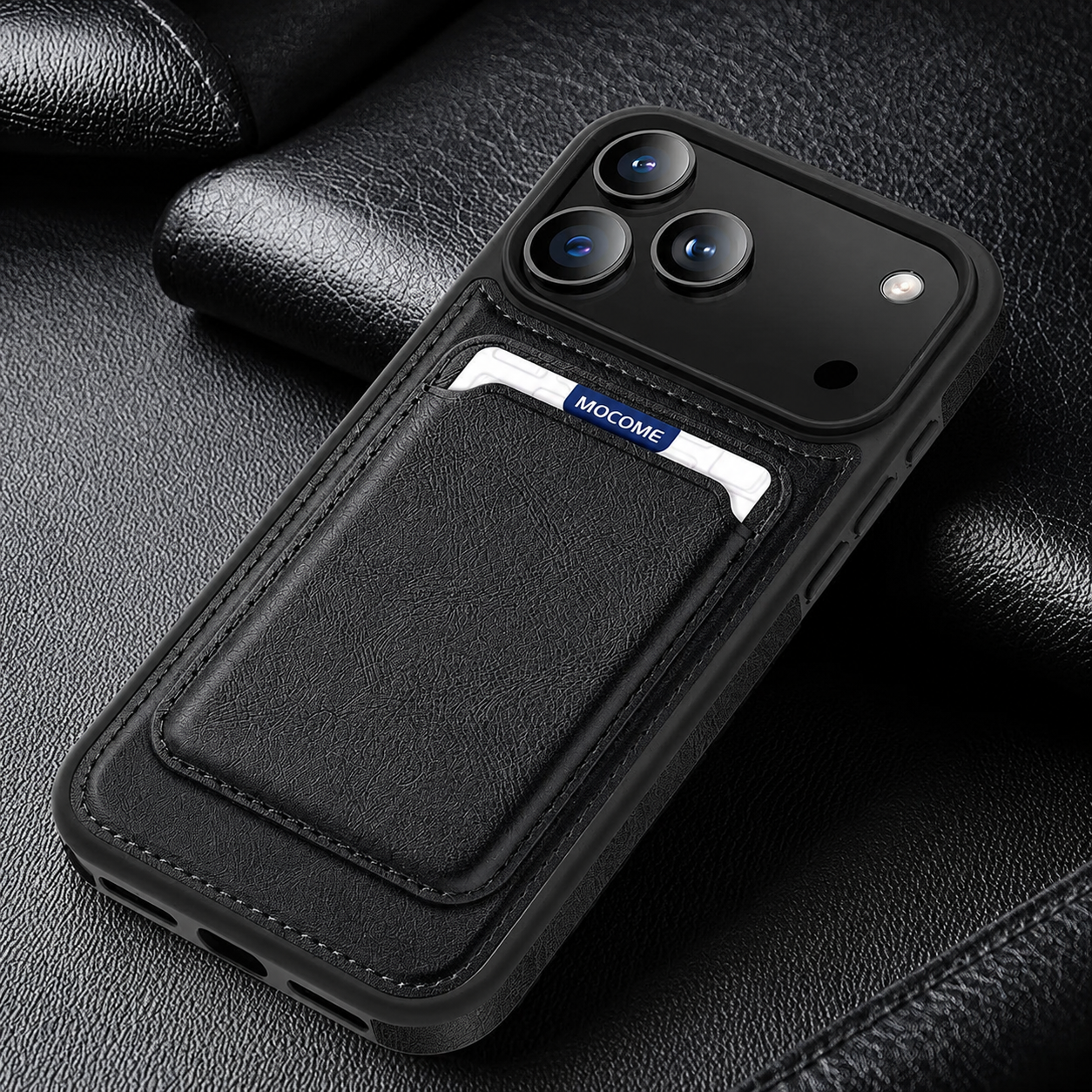 Premium iPhone Case Magnetic RFID Leather Wallet Cover Card Holder MagSafe Shockproof Secure Storage Protection