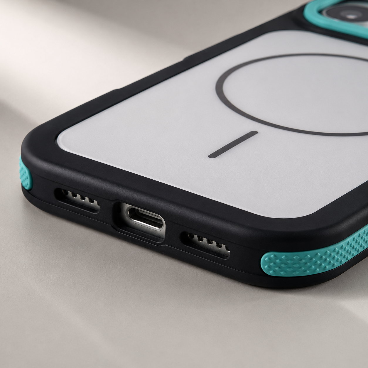 Premium iPhone Case Matte Frosted MagSafe Compatible Magnetic Armor Cover Shockproof PC TPU Protective Case