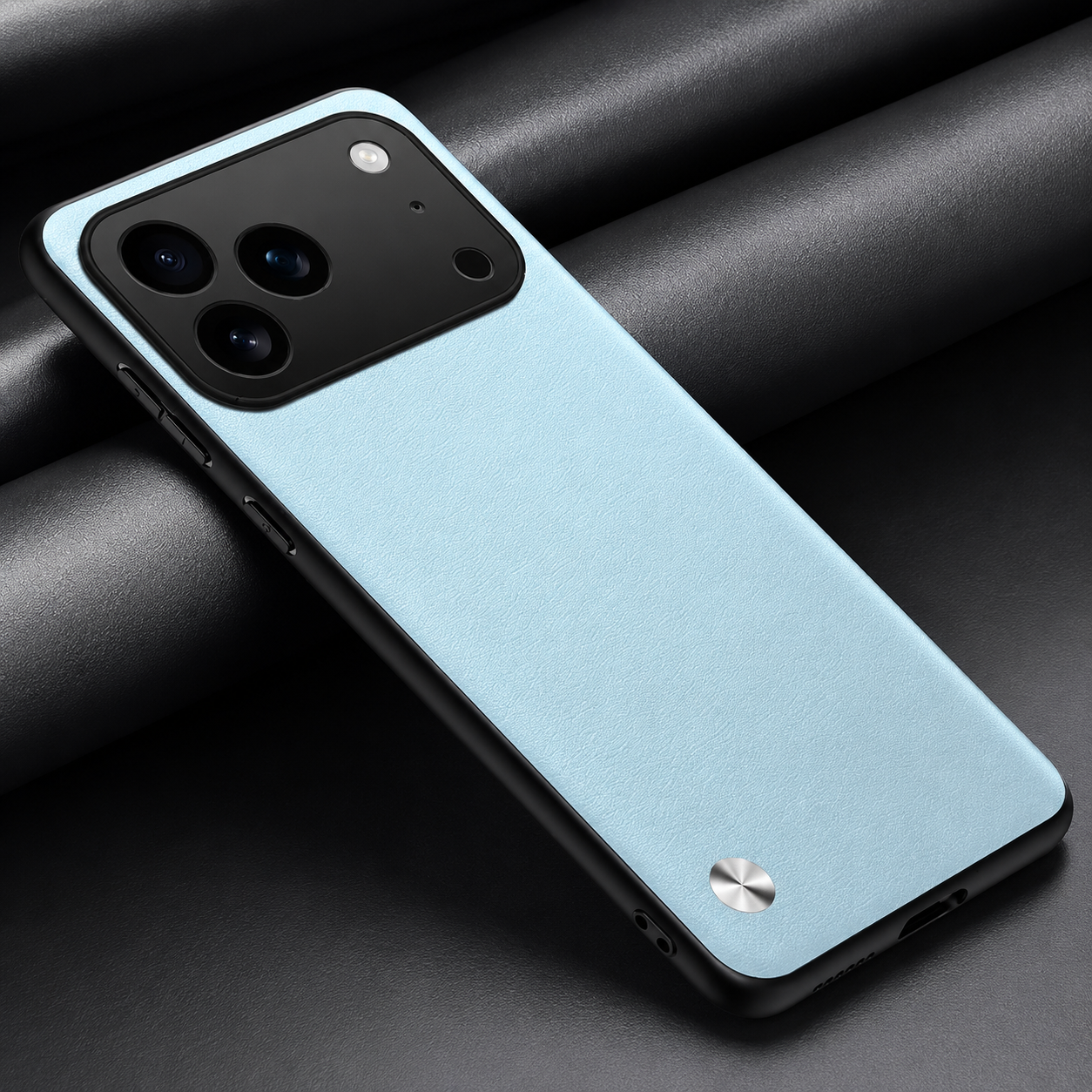 Premium iPhone Case Matte Skin Bumper Cover Shockproof TPU Protective Metal Lens Protection Case