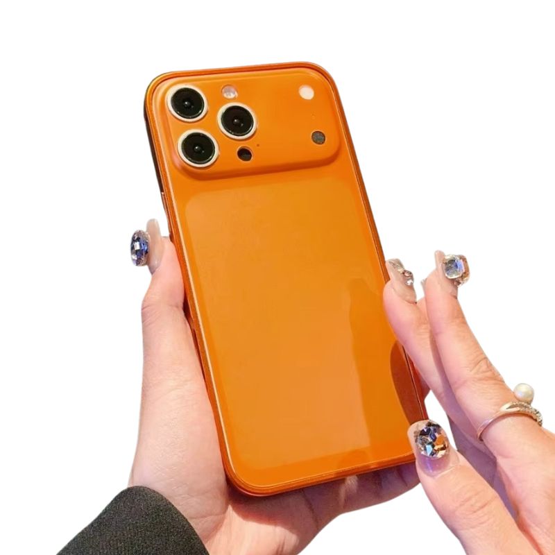 Premium iPhone Case Metal Alloy Frame Matte Cover Ultra Slim Shockproof Protective Backplane Case