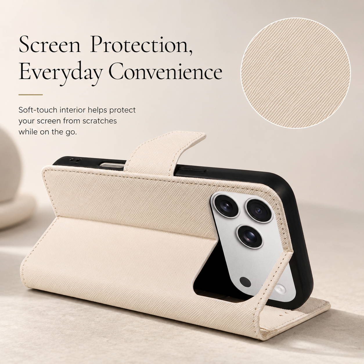 Premium iPhone Case PU Leather Magnetic Wallet Cover Shockproof Protective Fashion Full Coverage Case