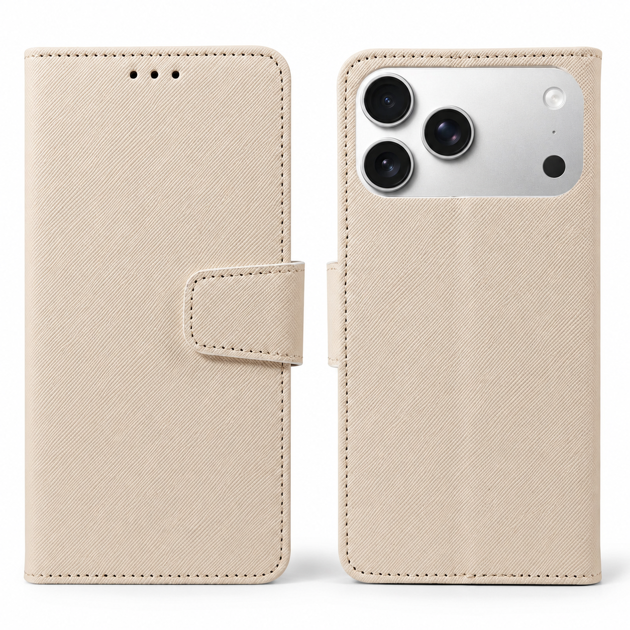 Premium iPhone Case PU Leather Magnetic Wallet Cover Shockproof Protective Fashion Full Coverage Case