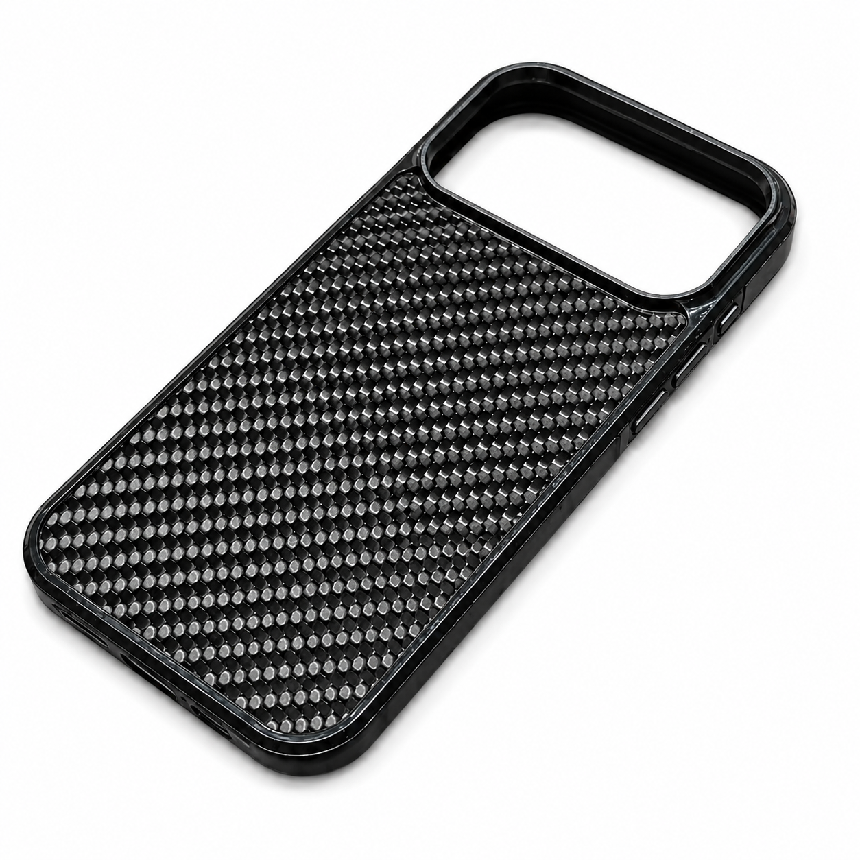 Premium iPhone Case Real Woven Carbon Fiber MagSafe Cover Shockproof Dual Layer Lightweight Non Slip Full Coverage Protective Case