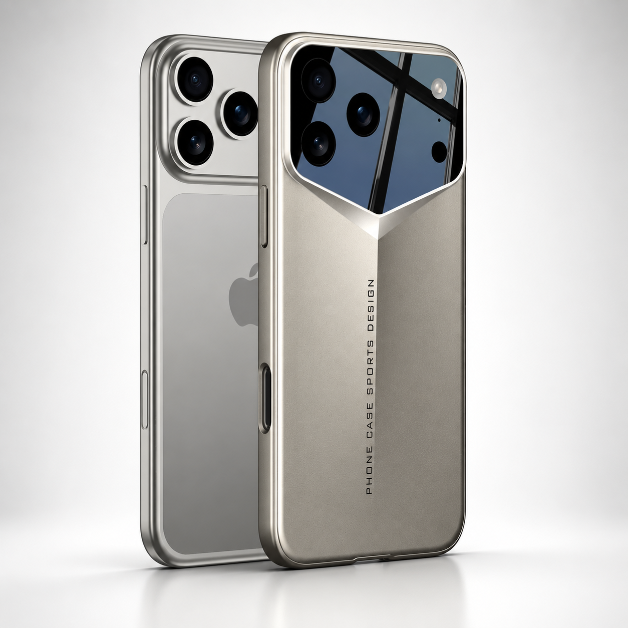 Premium iPhone Case Slim Matte Hard PC Cover Shockproof Fine Hole Lens Protection Full Coverage Protective Case