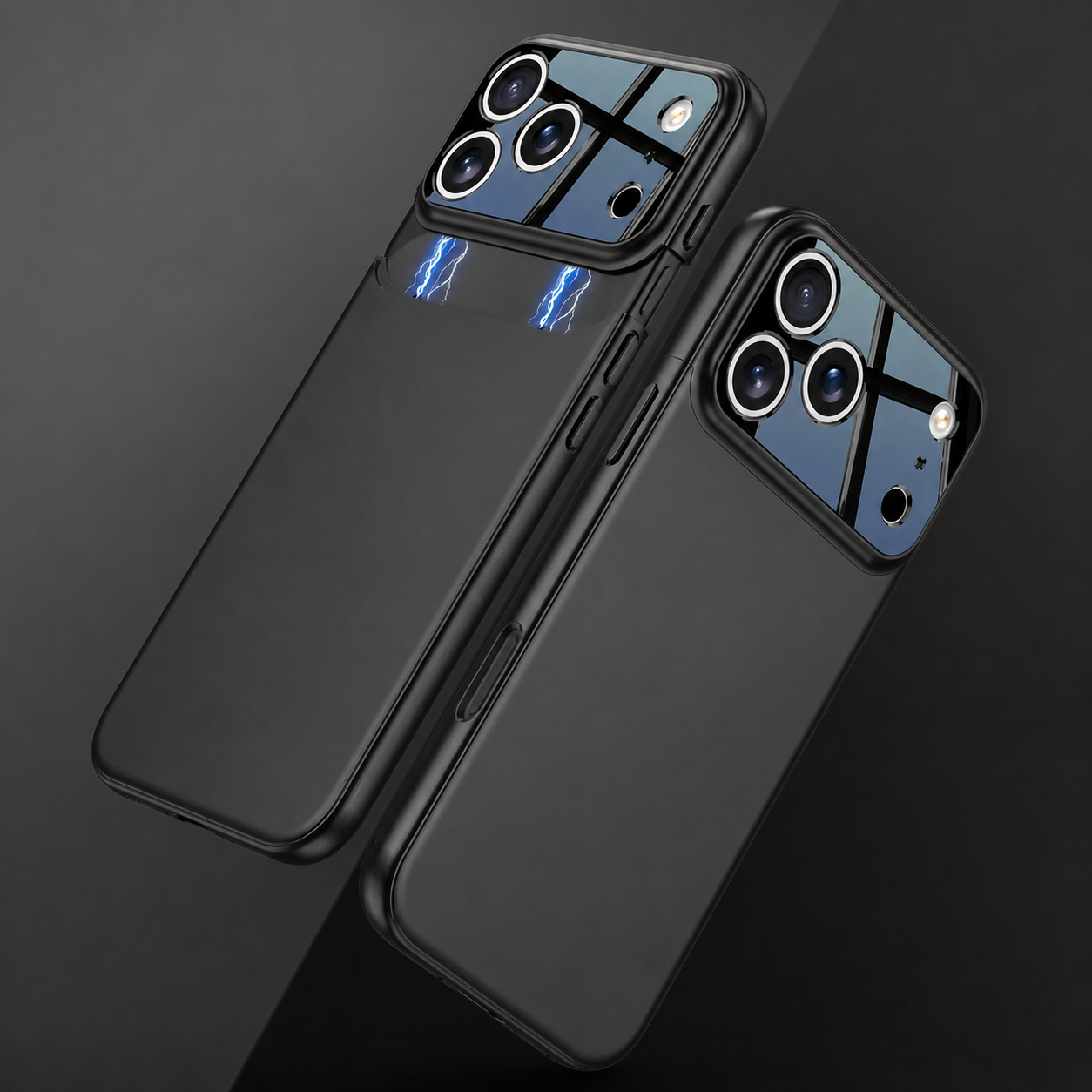 Premium iPhone Case Two Tone Spliced Hard Cover Slim Camera Protection Anti Scratch Protective Case