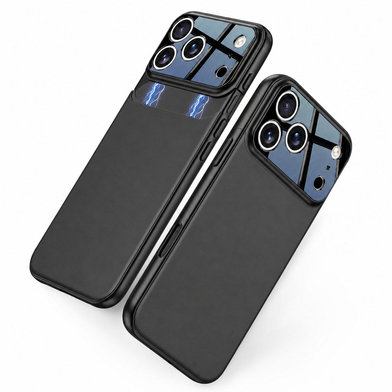Premium iPhone Case Two Tone Spliced Hard Cover Slim Camera Protection Anti Scratch Protective Case