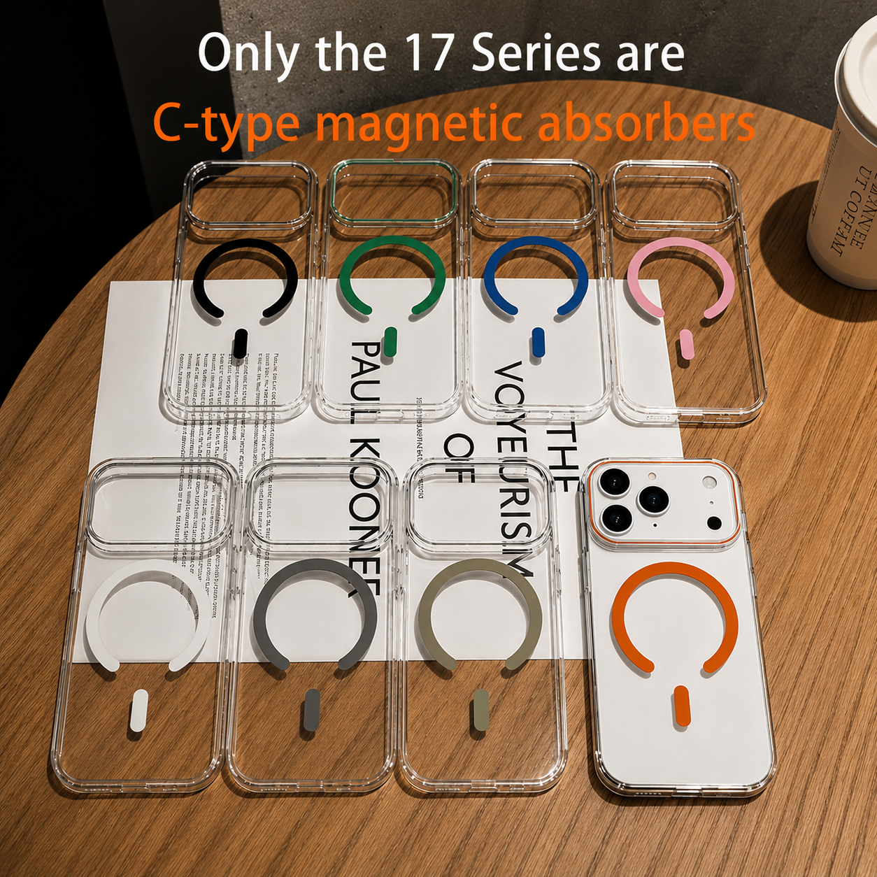 Premium iPhone Case Ultra Slim Magnetic Cover MagSafe Compatible Shockproof Protective PC TPU Wireless Charging Case