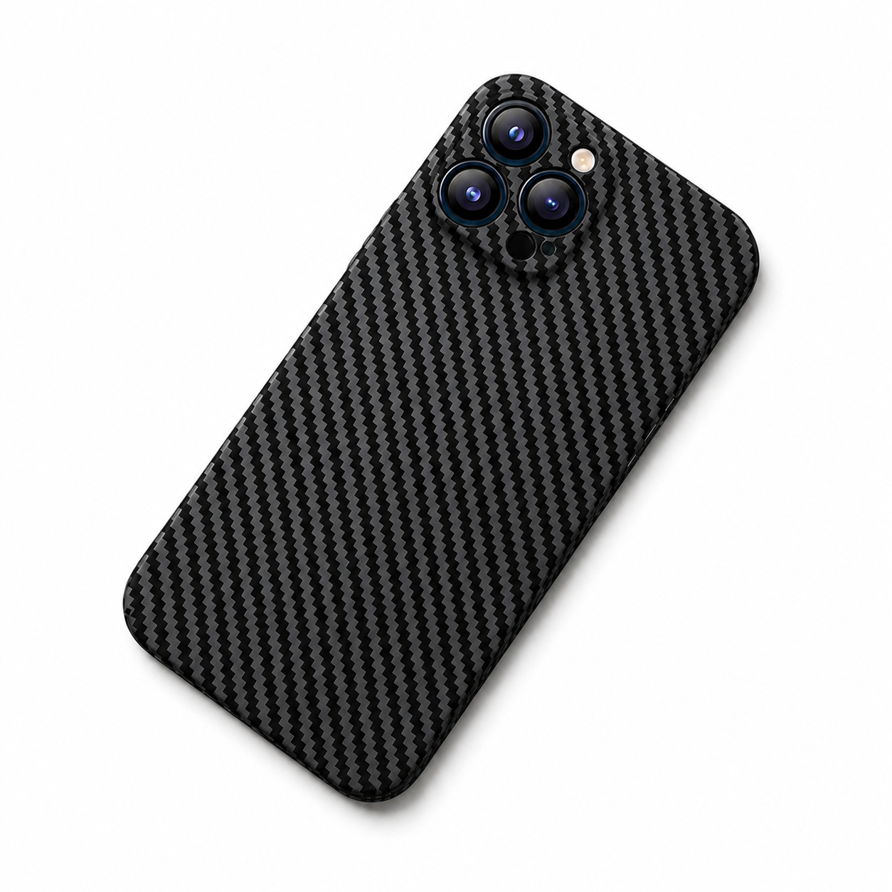 Premium iPhone Case Ultra Thin Carbon Fiber Matte Cover 0.2mm Lightweight Scratch Resistant Design