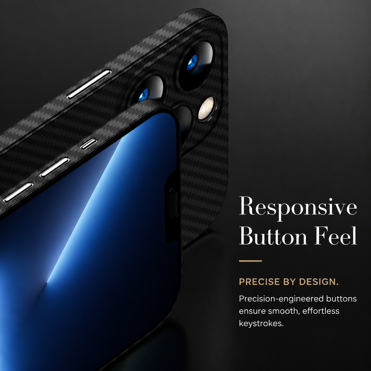 Premium iPhone Case Ultra Thin Carbon Fiber Matte Cover 0.2mm Lightweight Scratch Resistant Design