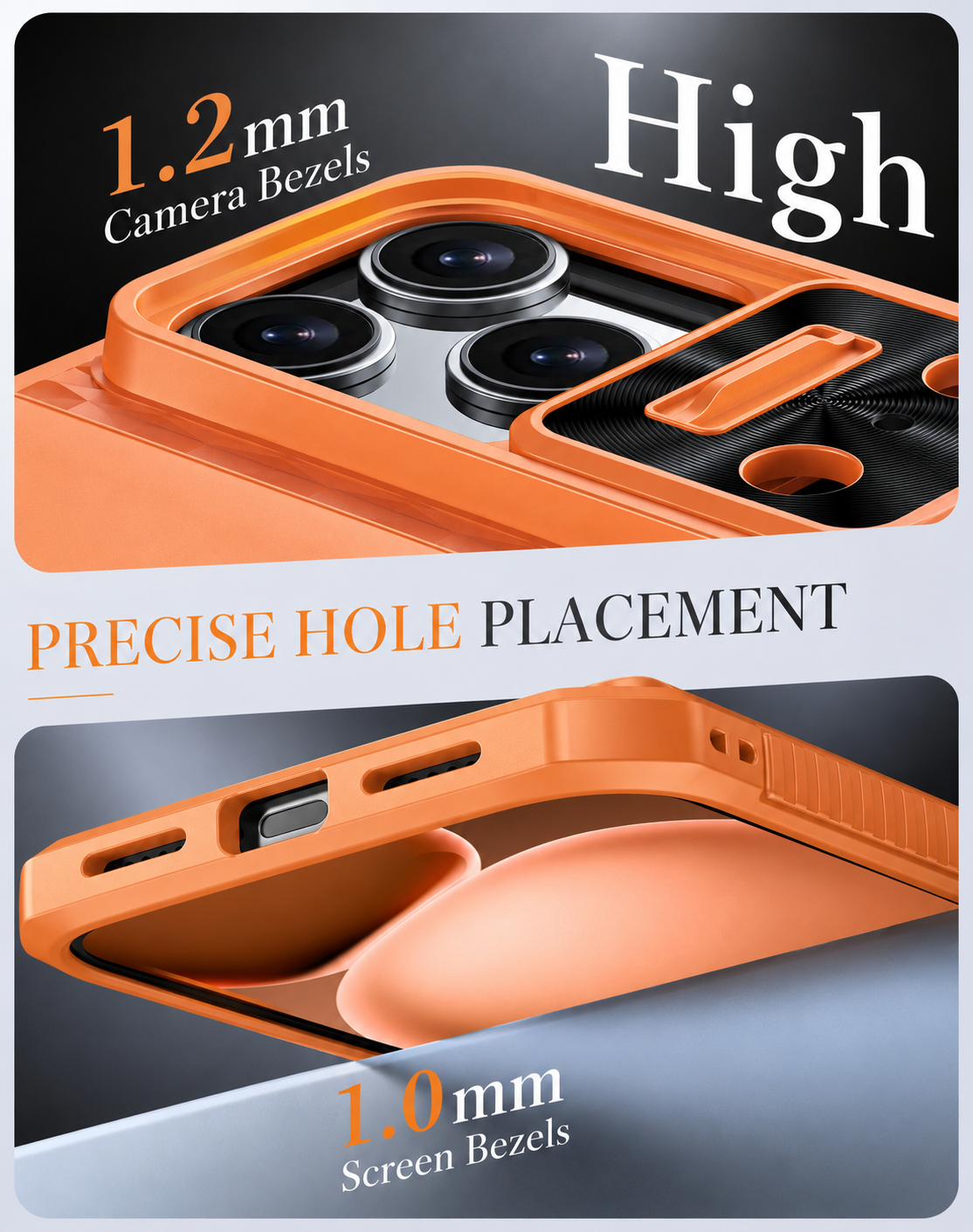 Premium iPhone Case Wallet Card Holder Sliding Camera Cover Stand Shockproof Dual Layer Heavy Duty Full Coverage