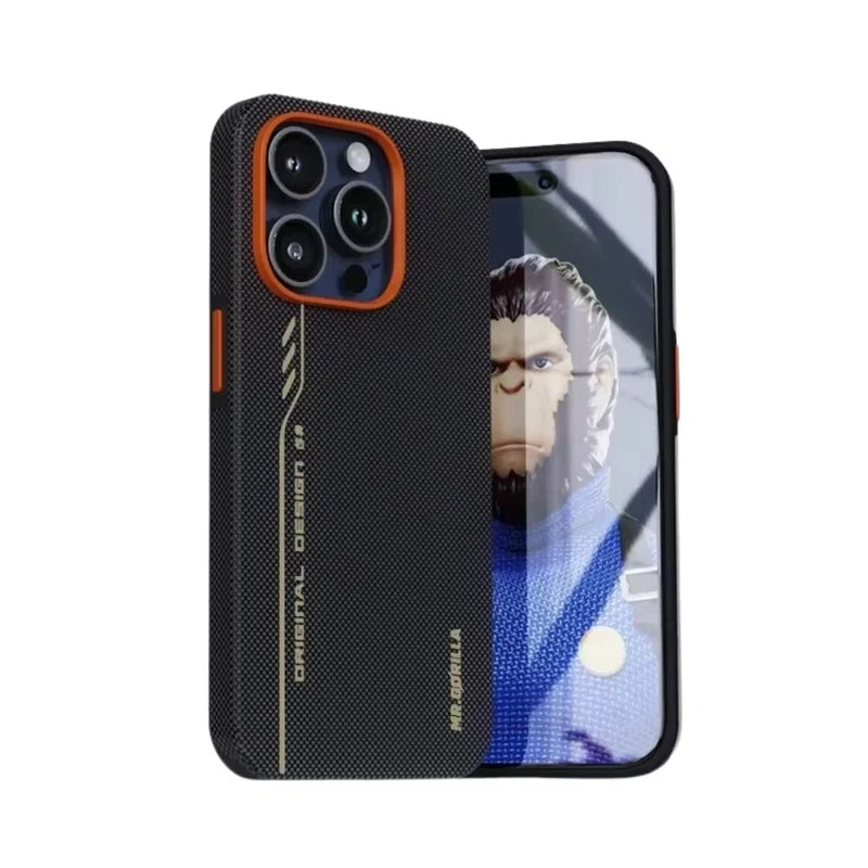 Premium iPhone Case 600D Aramid Fiber Kevlar Cover Magnetic Shockproof Anti Fingerprint Anti Scratch Protection