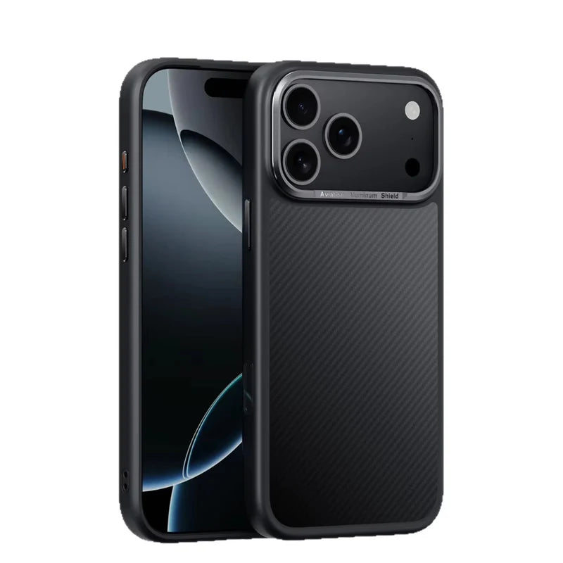 Premium iPhone Case 600D Kevlar Aramid Fiber Cover Magnetic Shockproof Anti Fingerprint Anti Scratch Protection