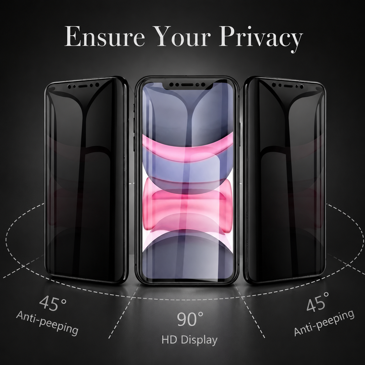 Premium iPhone Screen Protector Matte Ceramic Protective Film Anti Glare Anti Fingerprint Scratch Resistant Slim Soft Touch Design