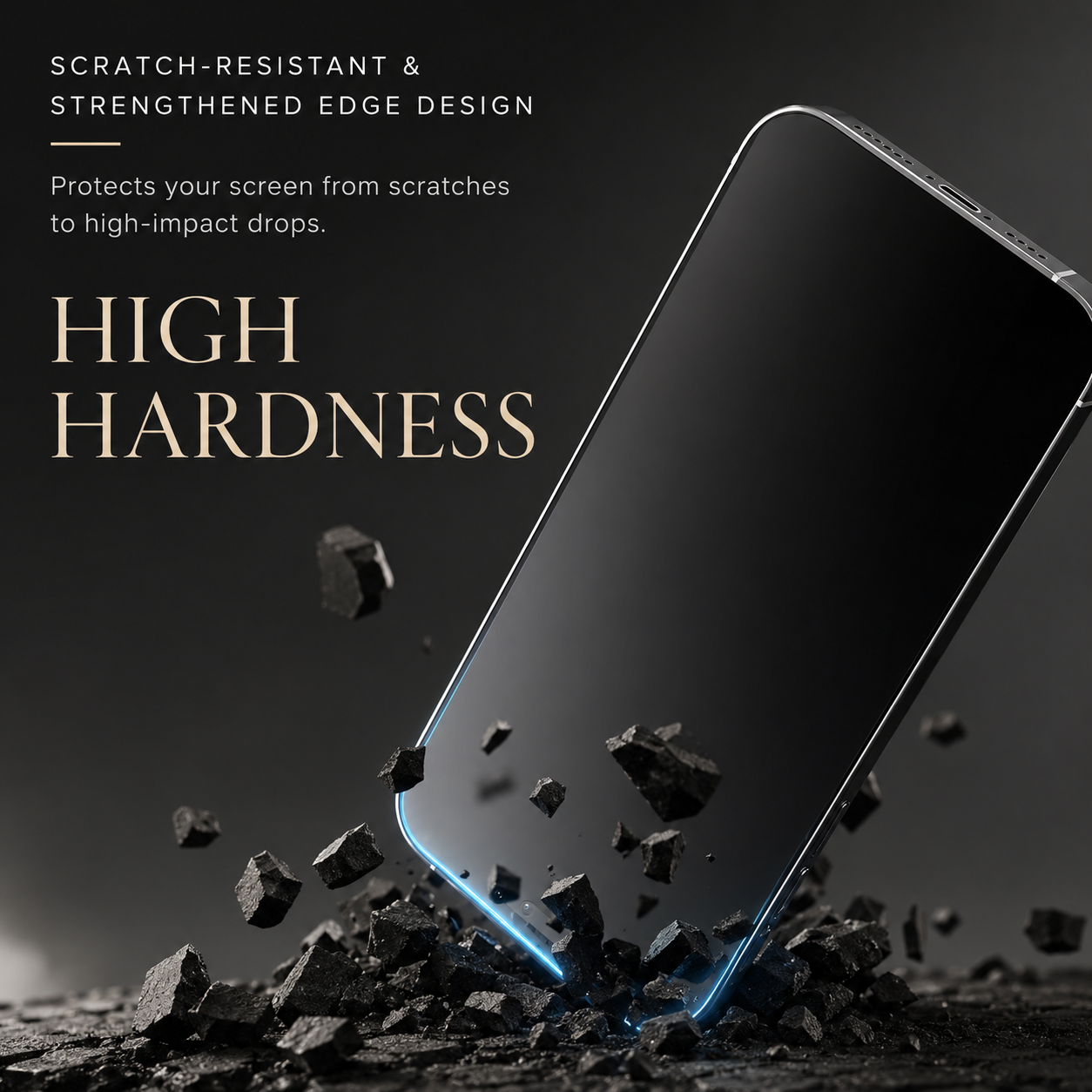 Premium iPhone Screen Protector Matte Privacy Anti Spy Tempered Glass Anti Glare Oleophobic Full Coverage Easy Installation Frame